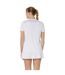 Womens/ladies Court Logo Short-sleeved T-shirt Brilliant White Asics-3