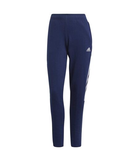 Womens/ladies Tiro 21 Training Jogging Bottoms Navy Adidas