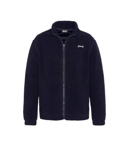 Veste sherpa marine homme schott sherpa plartic