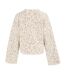 Pull Motif/style Imprimé Léopard Femme Beige Gris Biba-2