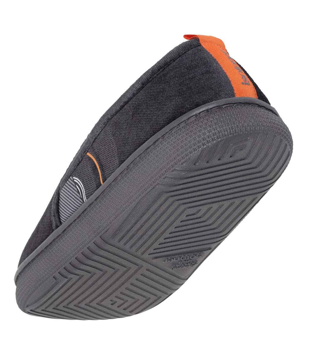 Isotoner Chaussons Charentaises homme velours semelle bloup extra confort-5