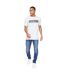 T-shirt selworthy homme bleu clair Crosshatch Crosshatch