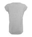 Build Your Brand Womens/Ladies Extended Shoulder T-Shirt (Heather Grey) - UTRW8412