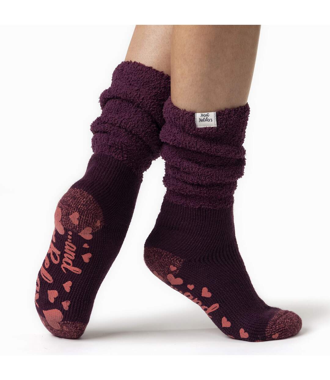 2 Pack Ladies Slouch Socks Soft Cosy Warm Lounge Winter Socks-3