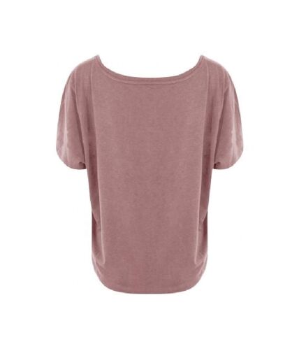 Ecologie Womens/Ladies Daintree EcoViscose Cropped T-Shirt (Dusty Pink) - UTPC4089