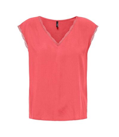 T-Shirt rose femme only selina - l