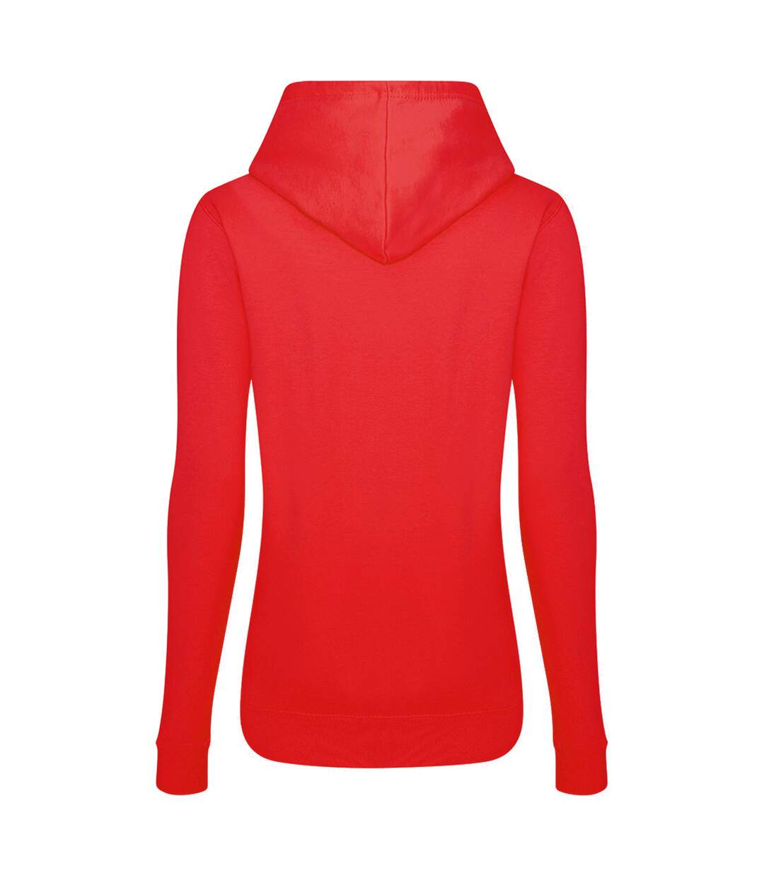 Just hoods sweatshirt à capuche femme rouge feu Awdis