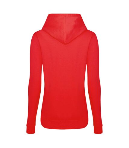 AWDis Just Hoods - Sweatshirt à capuche - Femme (Rouge feu) - UTRW3481
