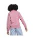 Womens/ladies Colour Block Zip Neck Sweatshirt Mauved Out Puma-3