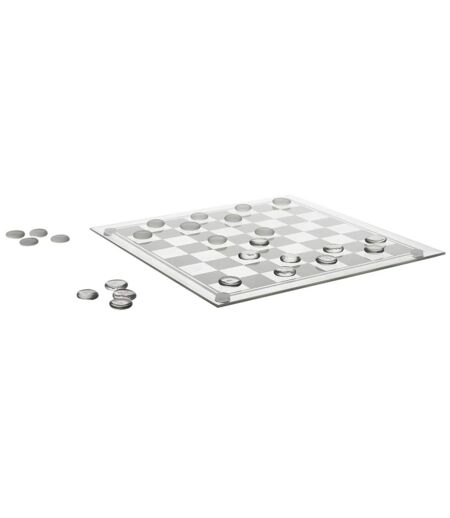 Jeu de Société Dames 25cm Transparent