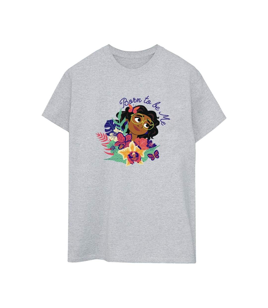 Disney - T-shirt ENCANTO BORN TO BE ME - Femme (Gris chiné) - UTBI22466-1