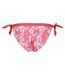 Regatta Womens/Ladies Flavia Hibiscus Bikini Bottoms (Peach Bloom) - UTRG9426
