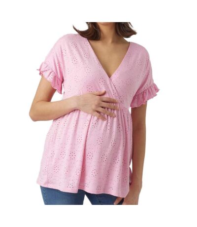 Blouse de Grossesse Rose Femme Mamalicious Jersey - M