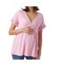 Blouse de Grossesse Rose Femme Mamalicious Jersey - M