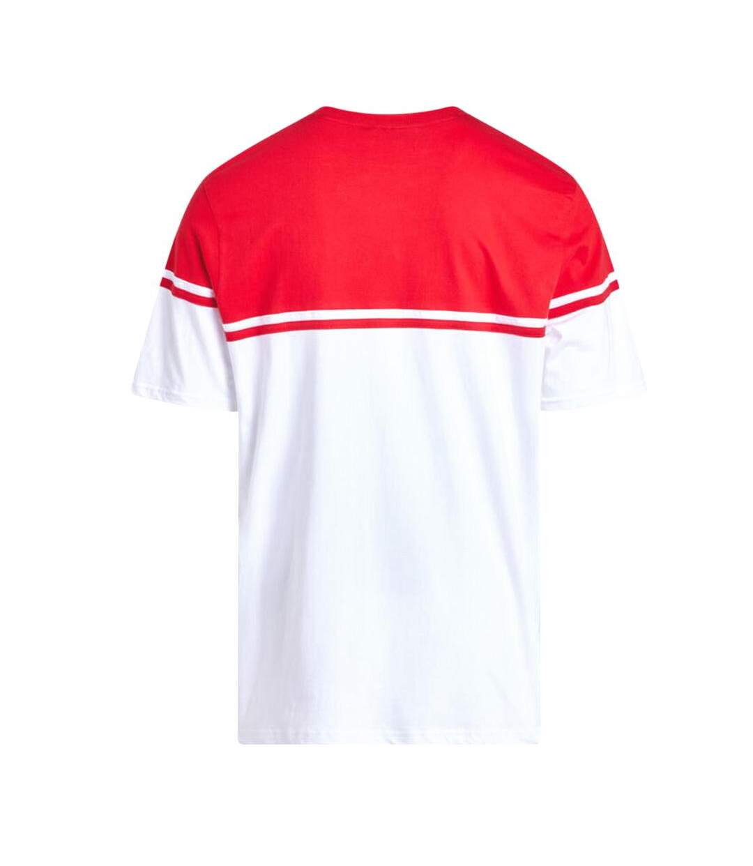 T-shirt blanc/rouge homme fila print-2