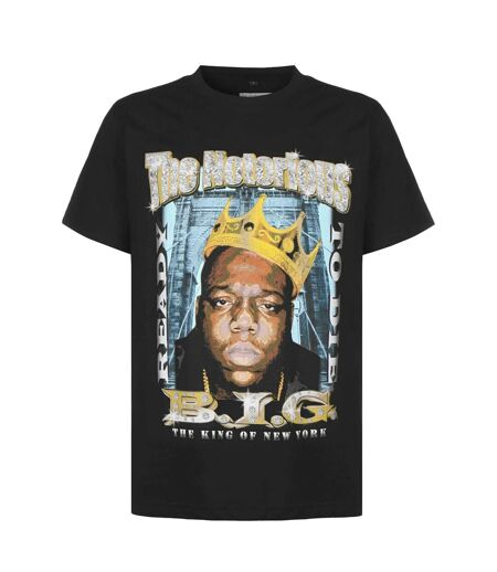 Mens Crown Notorious Big T-shirt Noir Mister Tee