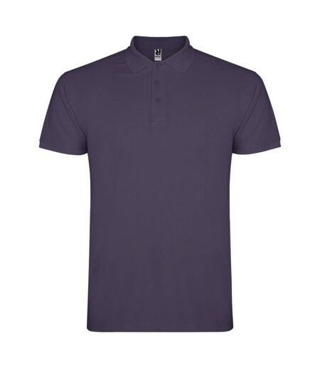 Polo star homme lilas Roly Roly