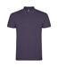 Polo star homme lilas Roly