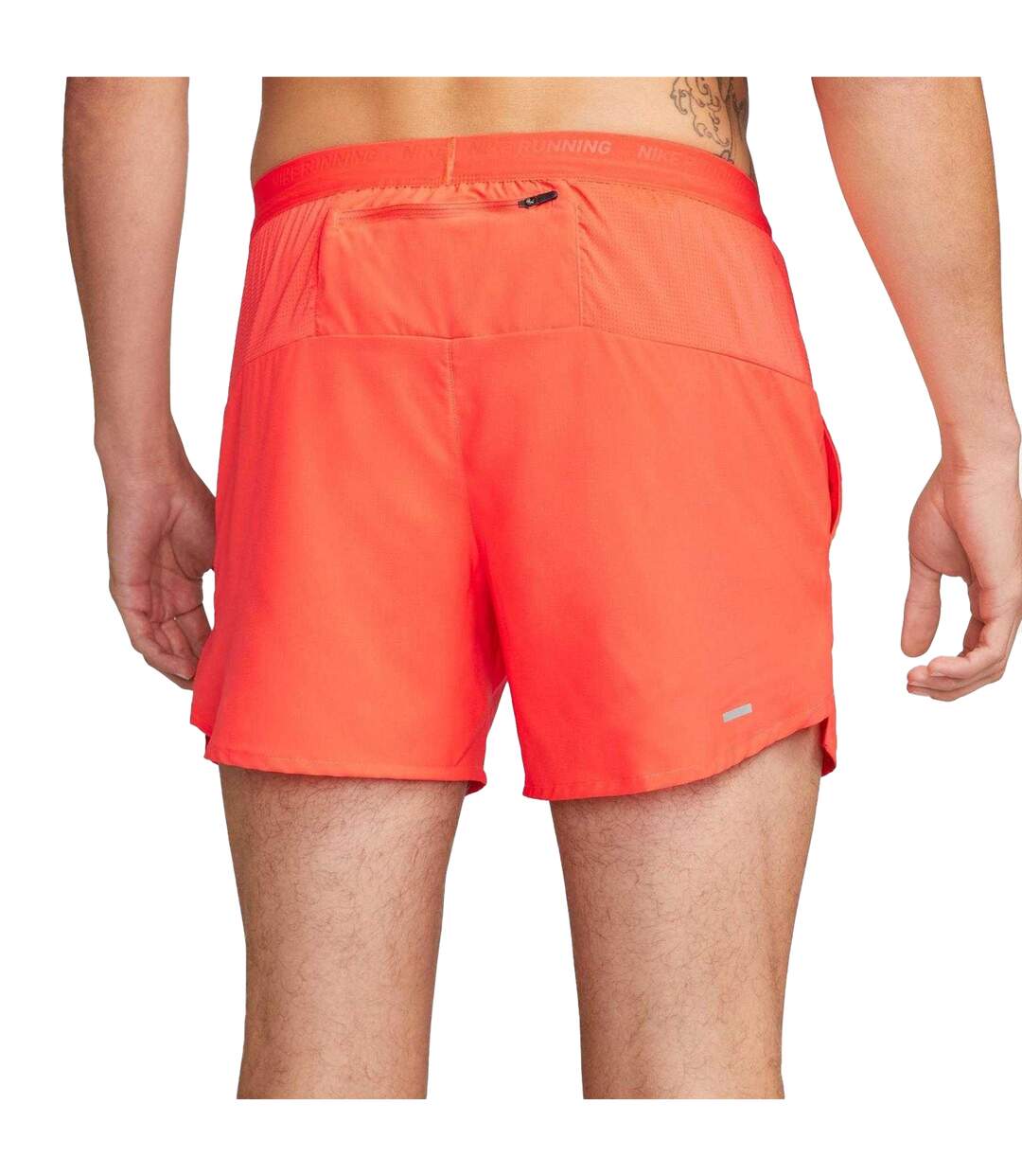 Mens Stride Running Shorts Bright Crimson Nike-3