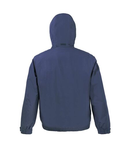 Mens channel jacket navy Result Core