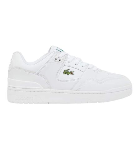 Mens Court Cage Leather Trainers White Lacoste