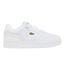 Mens Court Cage Leather Trainers White Lacoste-1