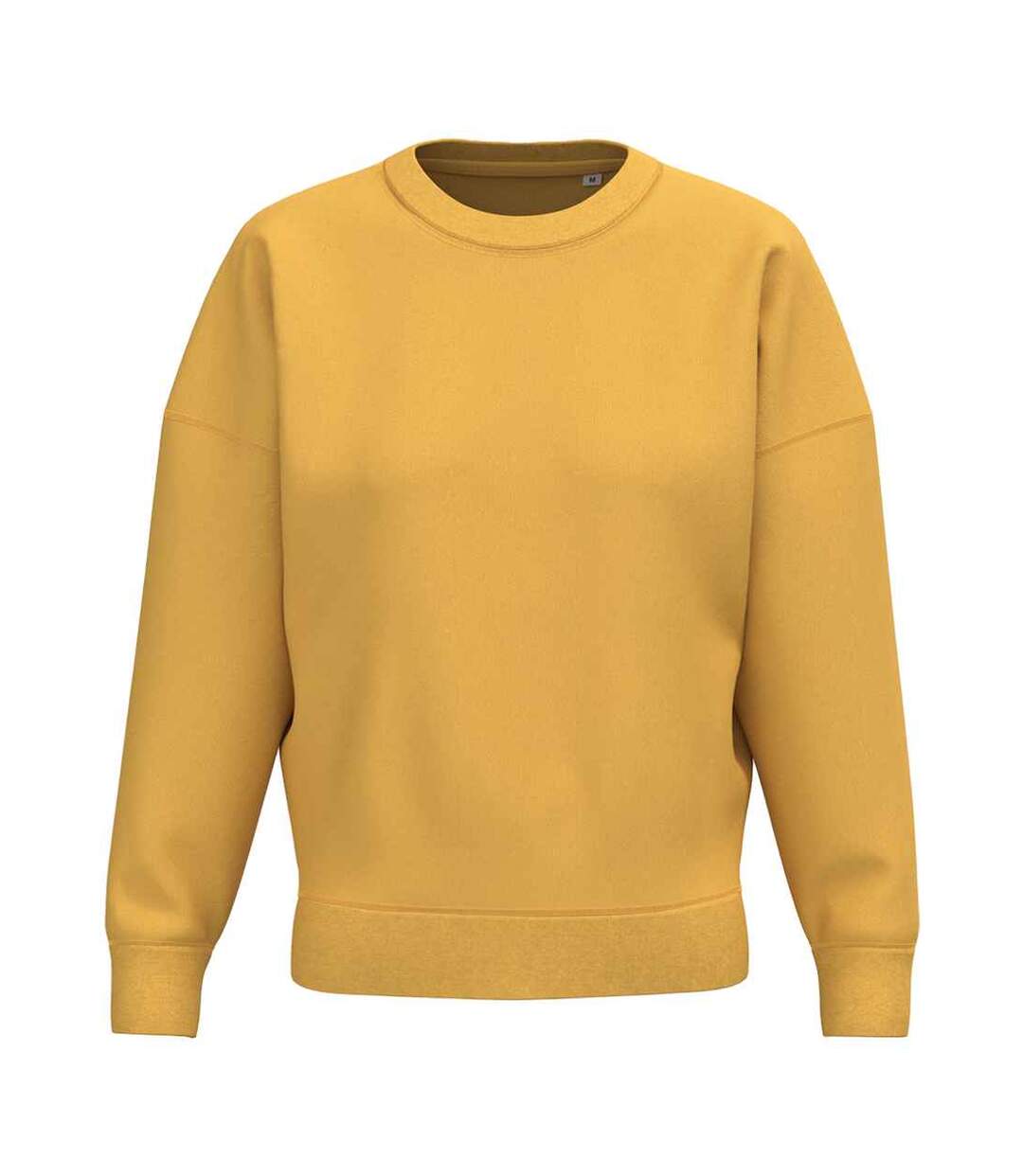 Womens/ladies Crew Neck Sweatshirt Sun Yellow Native Spirit-1