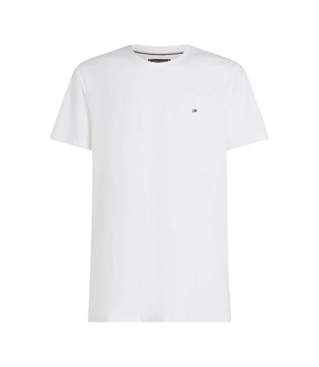 T-shirt Motif/style Logo Brodé Homme Blanc Tommy Hilfiger-2