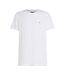 T-shirt Motif/style Logo Brodé Homme Blanc Tommy Hilfiger-2
