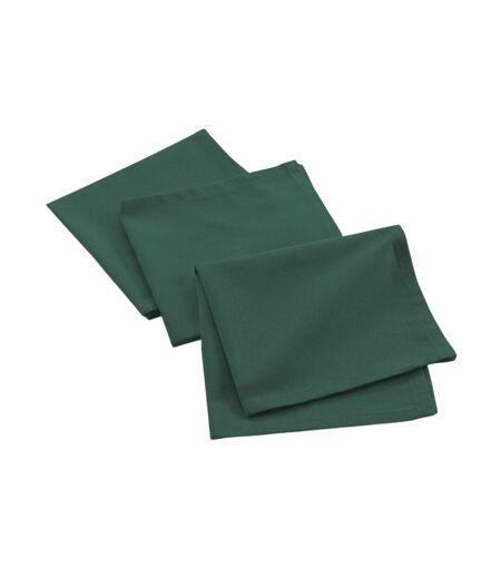 Lot de 3 Serviettes de Table Mistral 40x40cm Vert Cèdre