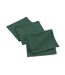 Lot de 3 Serviettes de Table Mistral 40x40cm Vert Cèdre-1