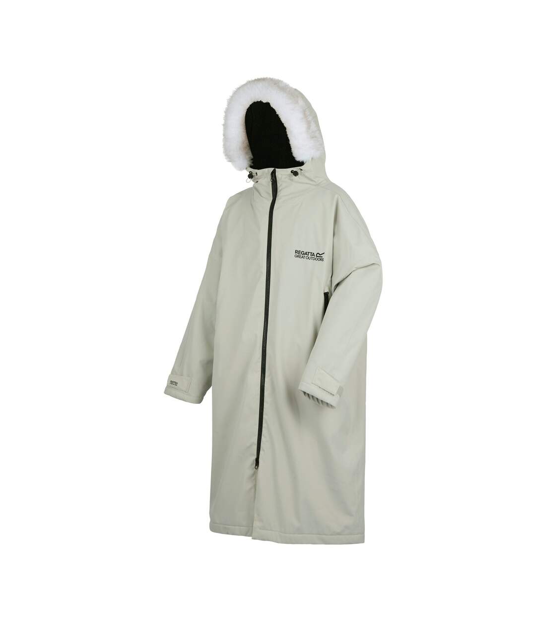 Peignoir À Langer Imperméable Adulte Blanc Lunaire Regatta-4