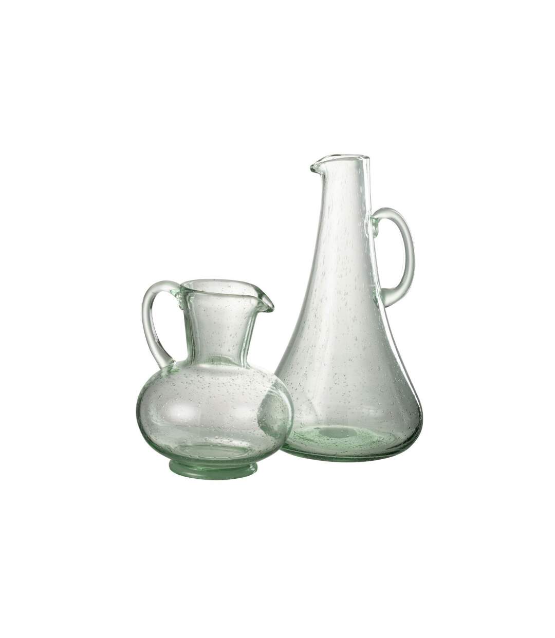Carafe Design en Verre Thelma 34cm Vert-2