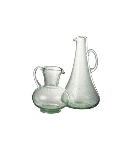 Carafe Design en Verre Boule 21cm Vert