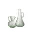 Carafe Design en Verre Boule 21cm Vert