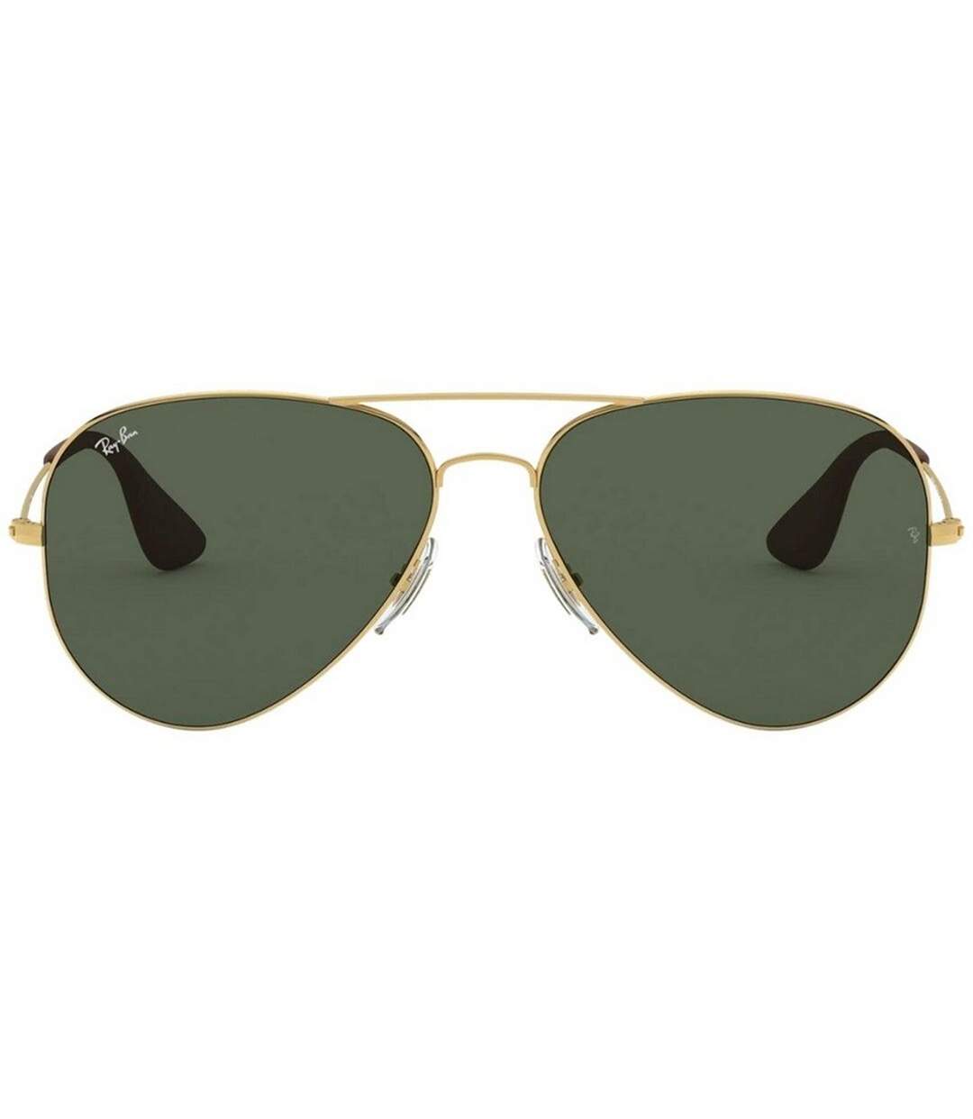 Lunettes De Soleil Pilote Pour Hommes Taille Unique Vert Foncé Jaune Or Ray-Ban-1