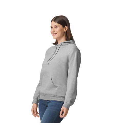 Sweat À Capuche Softstyle Adulte Gris Chiné Gildan