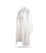 OZABI Nuisette et Kimono Femme Satin Effet Soie Dentelle Pailletée-1