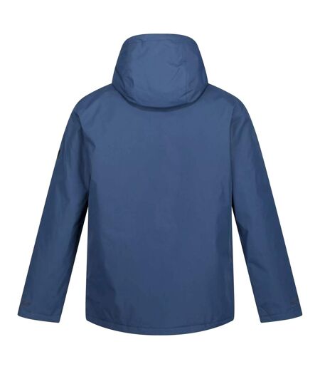 Regatta - Veste imperméable STERLINGS - Homme (Denim foncé / Blanc) - UTRG6124