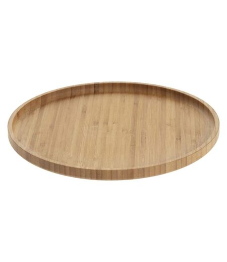 Lot de 6 Assiettes Bambou 26cm Naturel