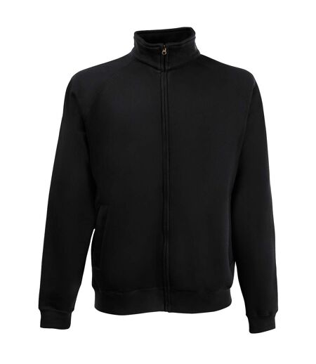 Fruit Of The Loom Mens Premium 70/30 Full Zip Sweatshirt Jacket (Black) - UTRW3165