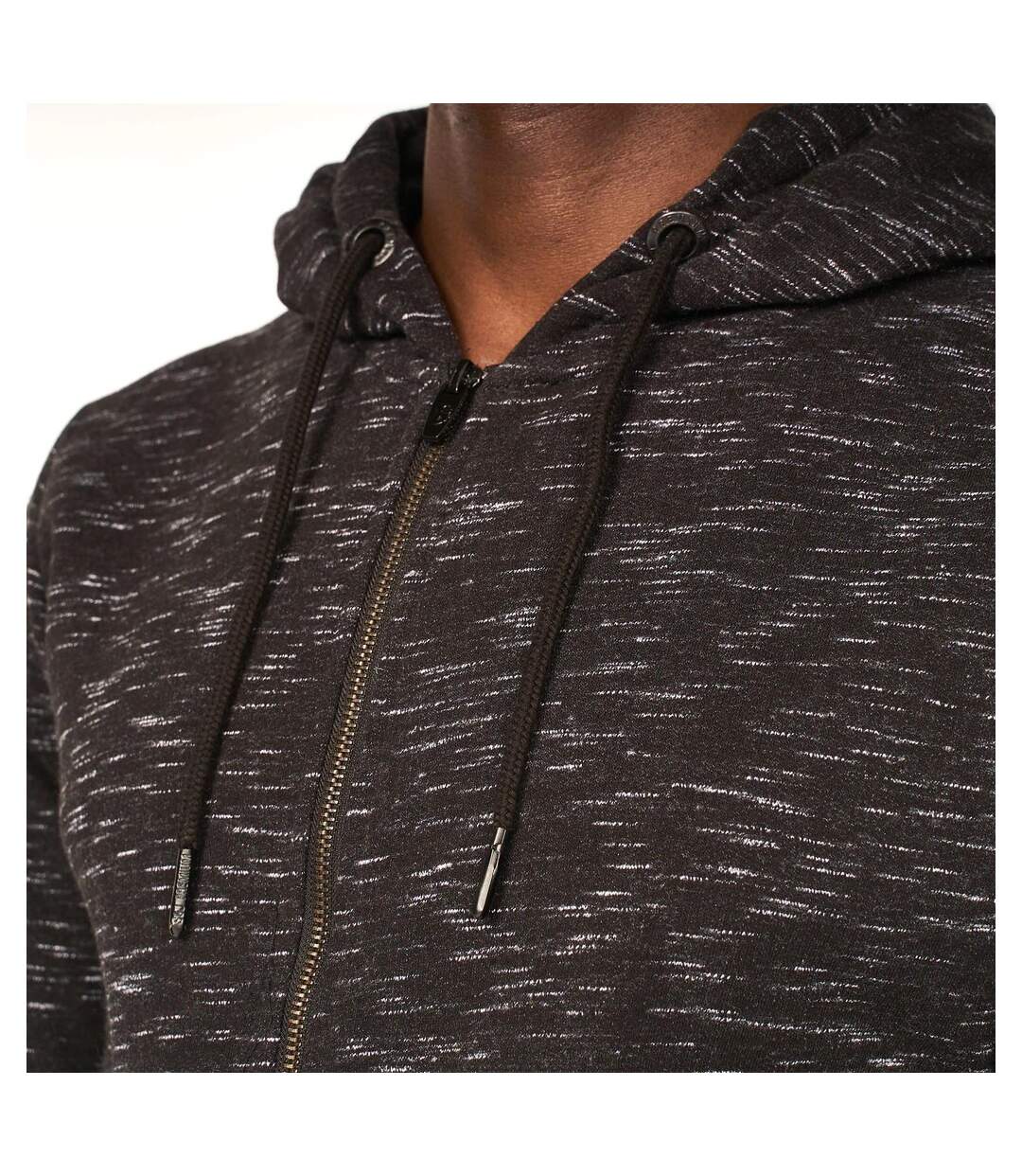 Smith & Jones Mens Gabion Full Zip Hoodie (Black)