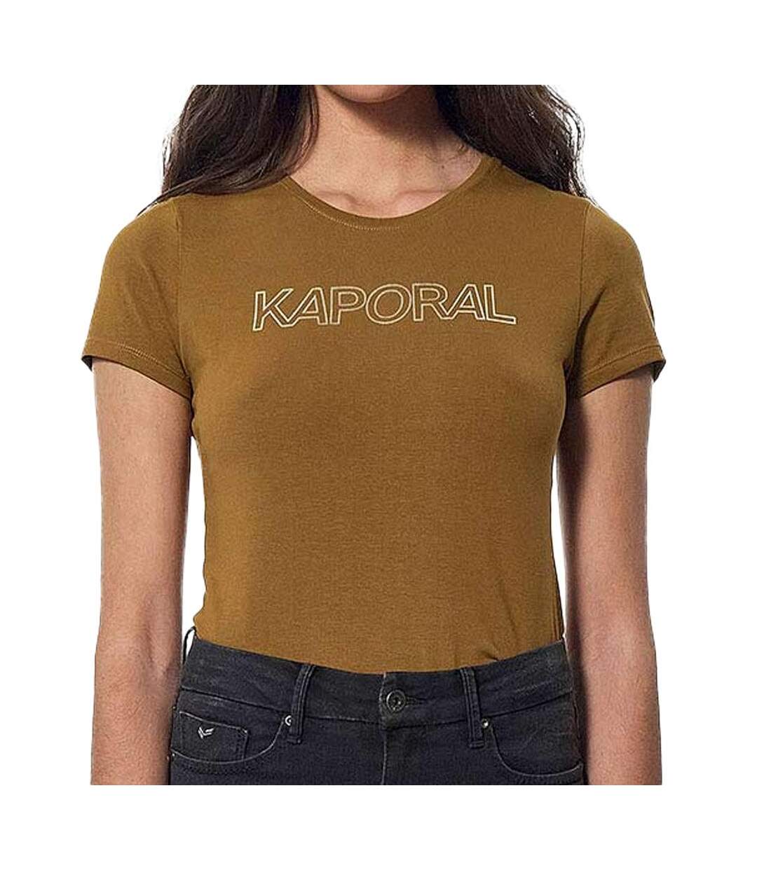 T-shirt kaki femme kaporal faro-1