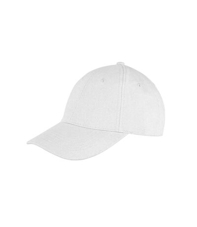 Core low profile baseball cap white Result Genuine Recycled