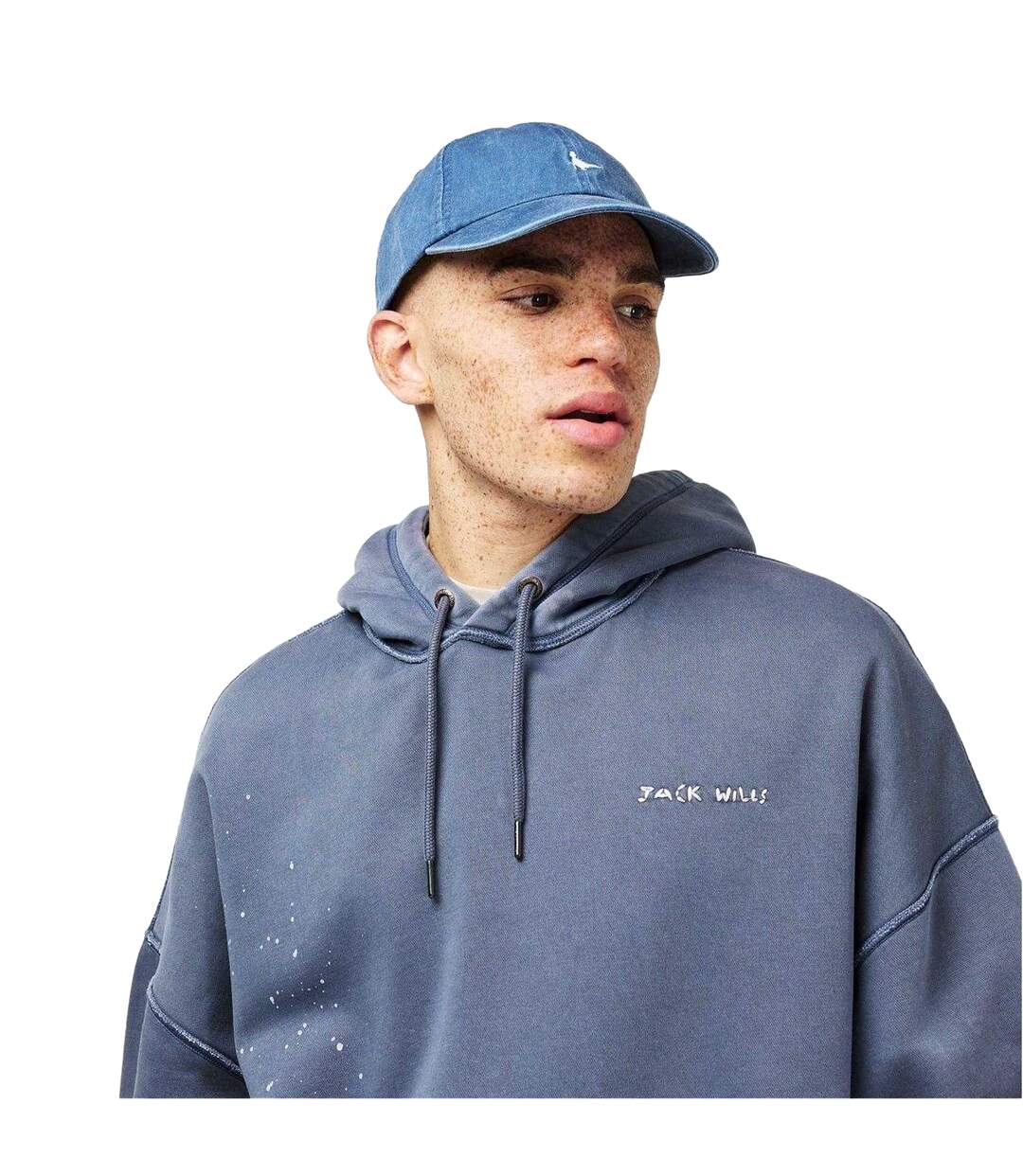 Sweat À Capuche Avec Cordons Homme Bleu Nuit Jack Wills-3