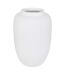 Vase Déco en Magnésie Elène 45cm Blanc-1