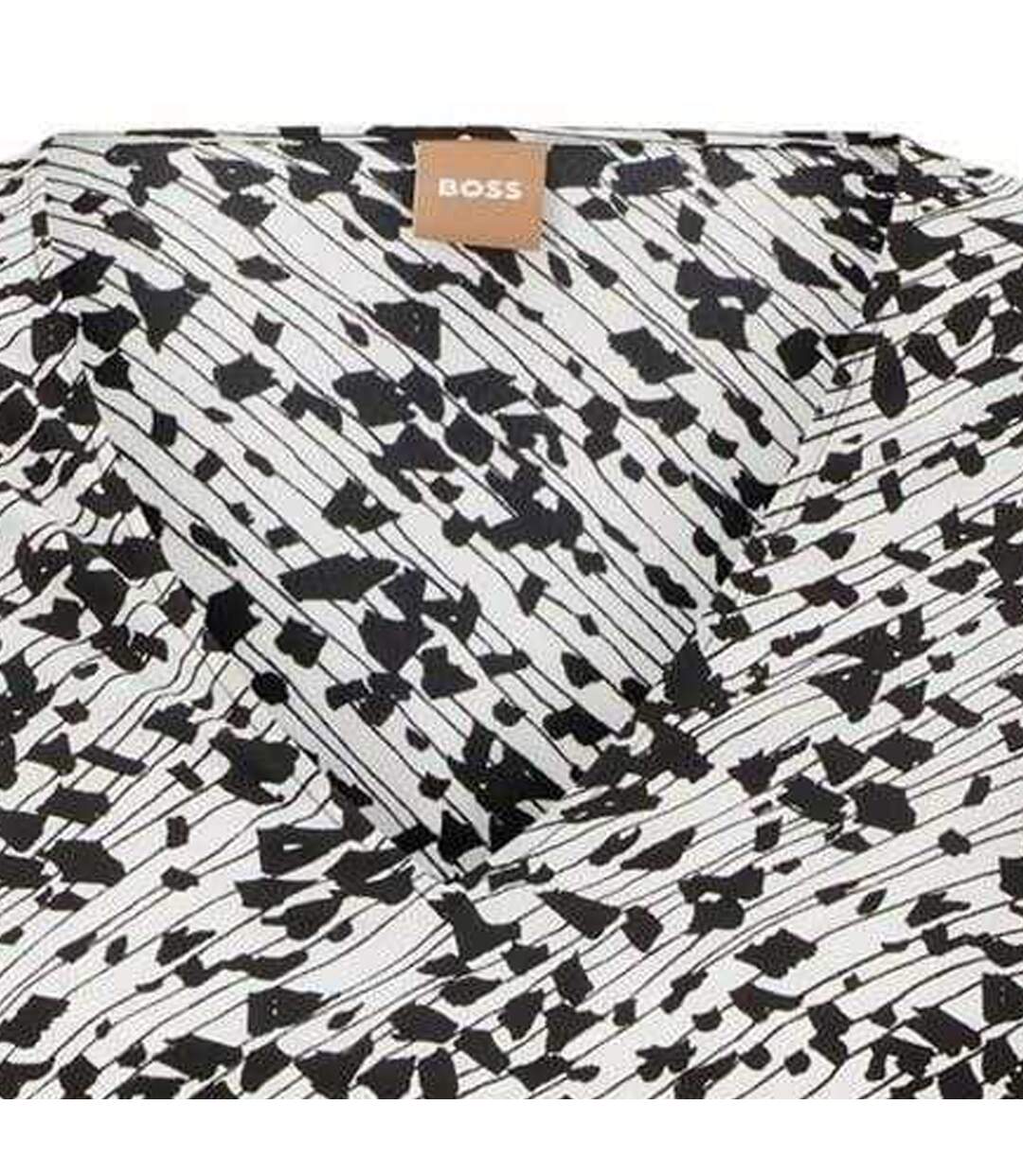 Blouse Motif/style Abstrait Femme Noir Boss-3