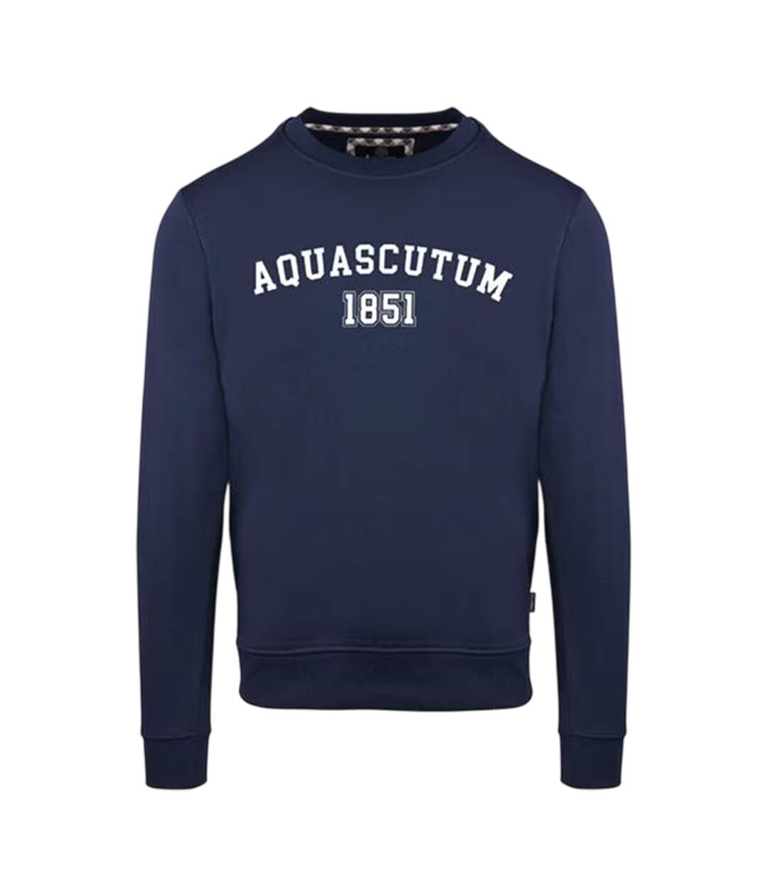 Sweat Motif/style Logo Arqué Homme Bleu Marine Aquascutum-1