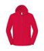 Mens Iconic Premium Hooded Sweat Jacket Red Fruit Of The Loom-1