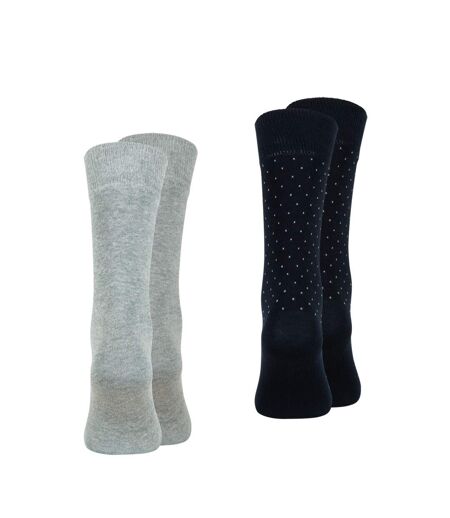 Lot de 2 paires de mi-chaussettes homme Coton Peigné Edition anniversaire Eminence